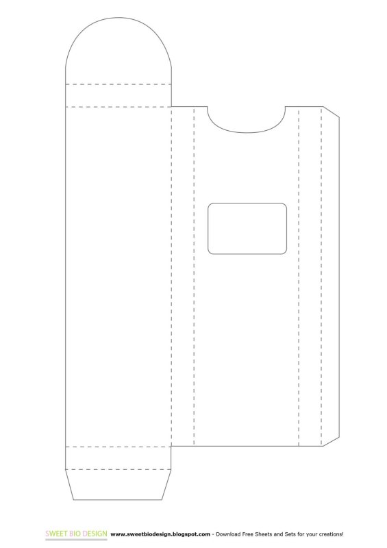 Макет футляр для ручки