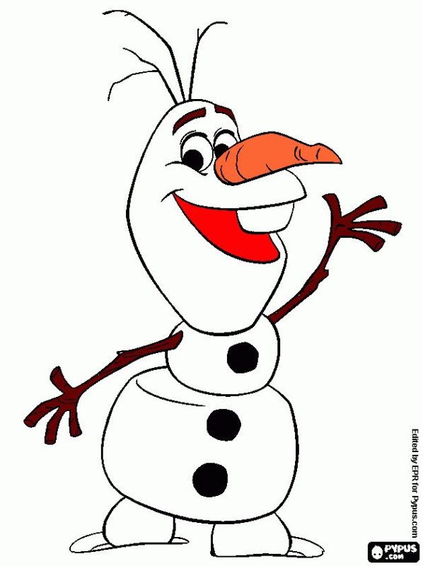 Снеговик из холодного сердца