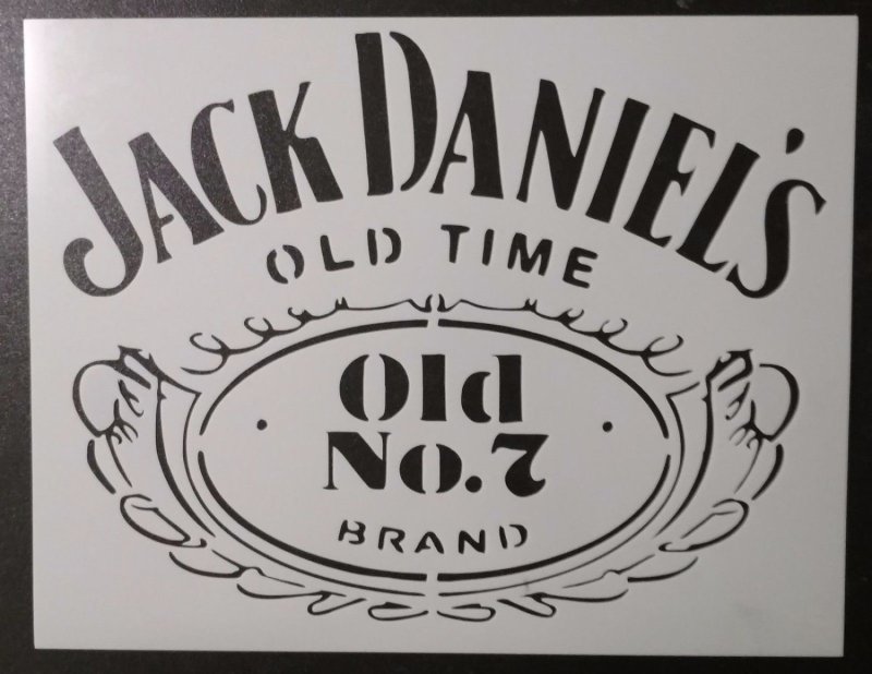 Трафарет виски Джек Дэниэлс