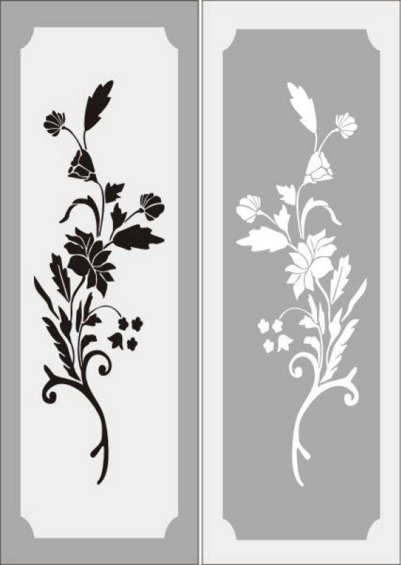 Трафареты для декора дверей