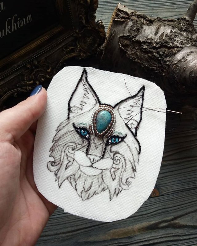 Зарисовки для брошек