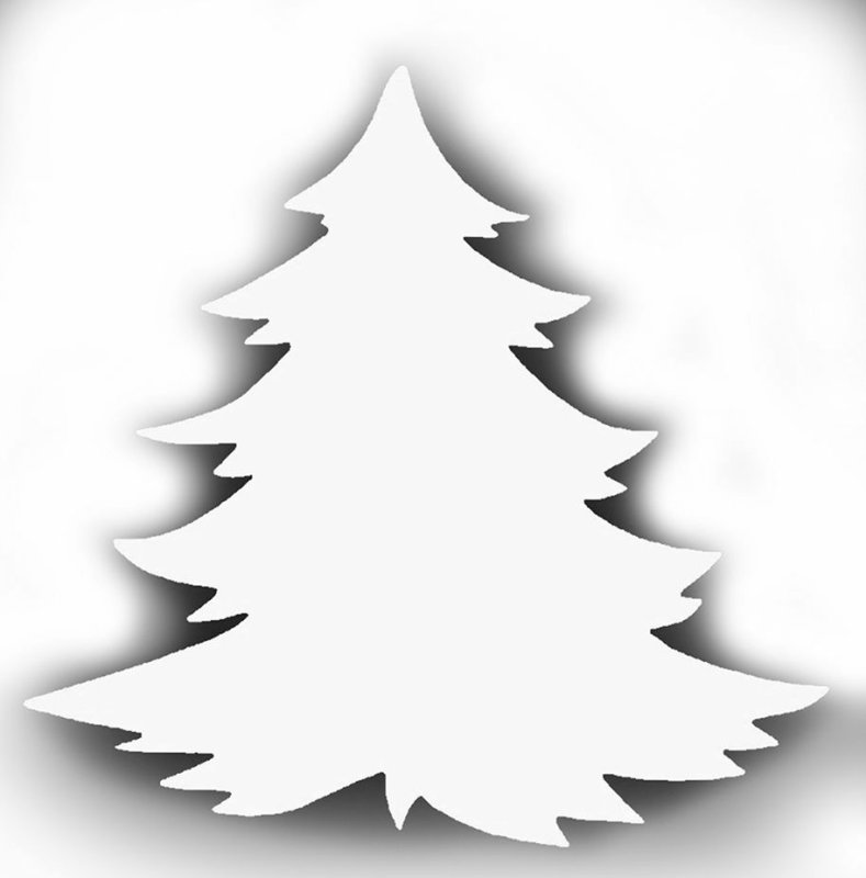 Елка для вырезания