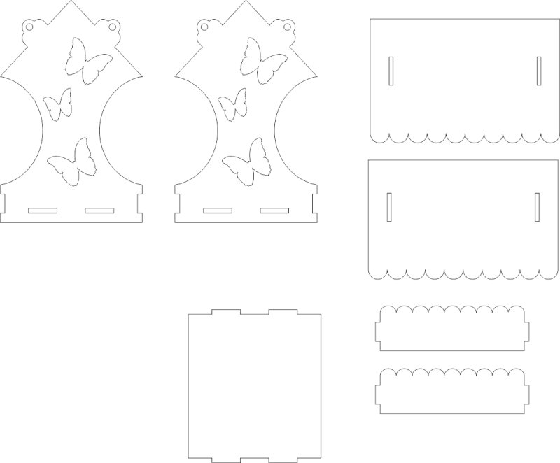 Кормушка из фанеры чертежи для лазерной резки