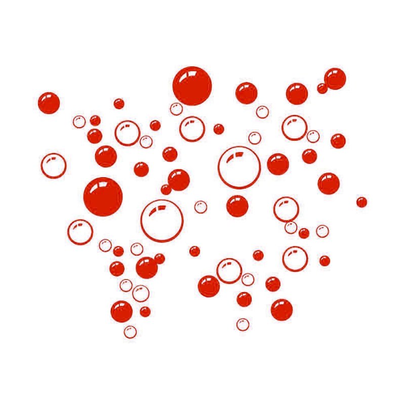 Трафарет пузырьки