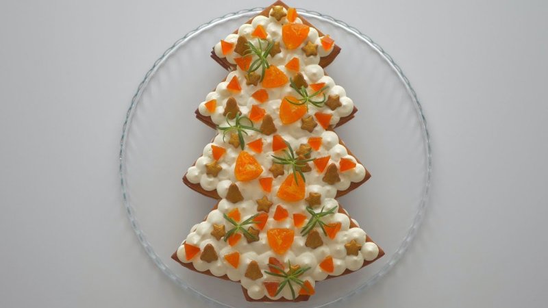 Медовый торт елочка