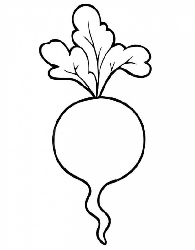 Свекла детям для вырезания