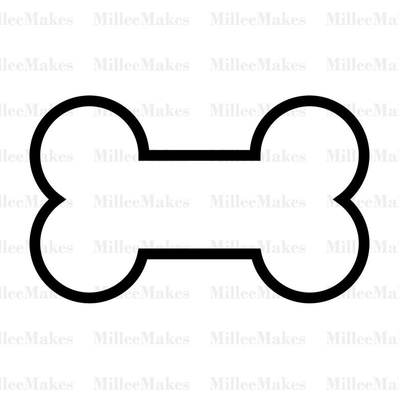 Косточка шаблон