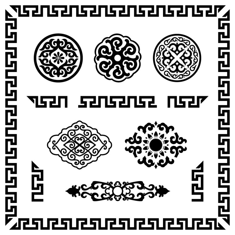 Монгольские узоры