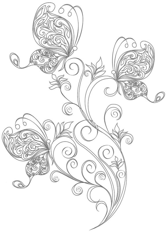 Джутовая филигрань трафареты