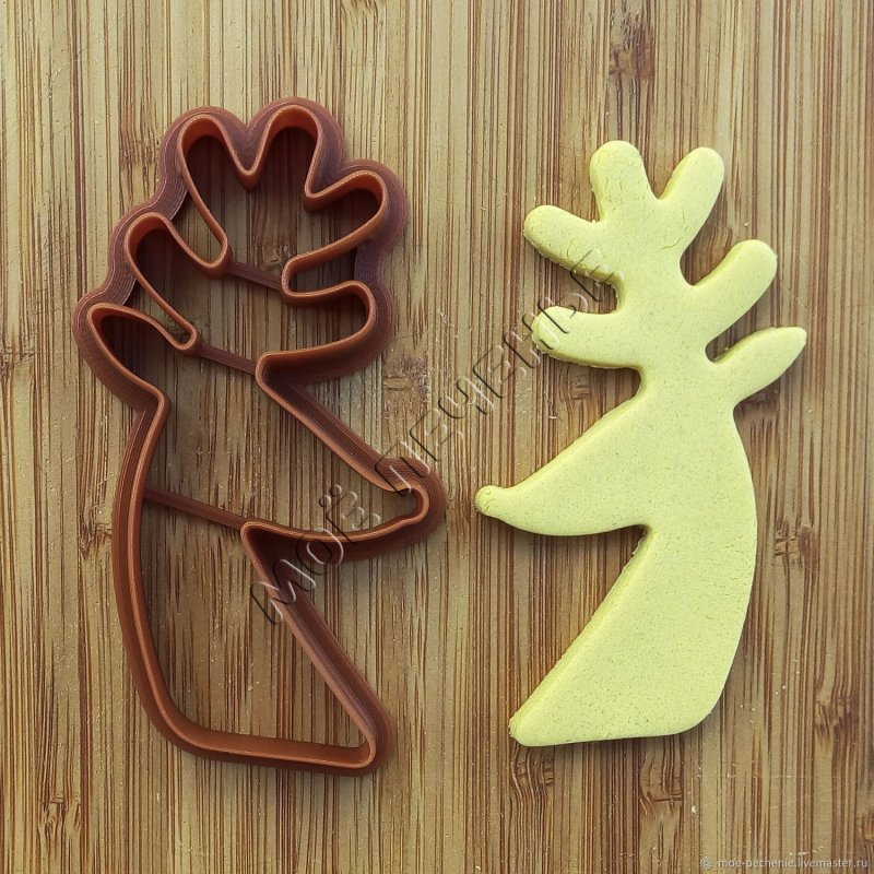 Форма оленя для пряников