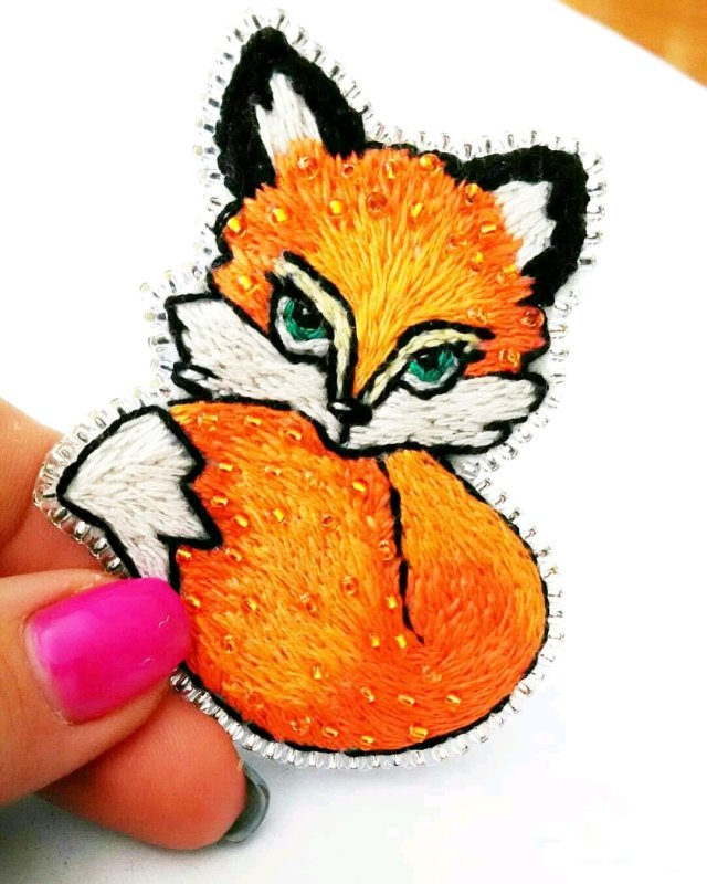 Брошь «Лисичка»