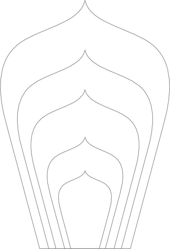 Трафареты для бумажных цветов