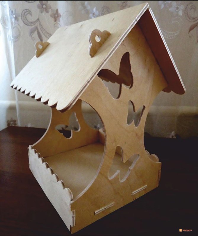 Кормушка для птиц фанера