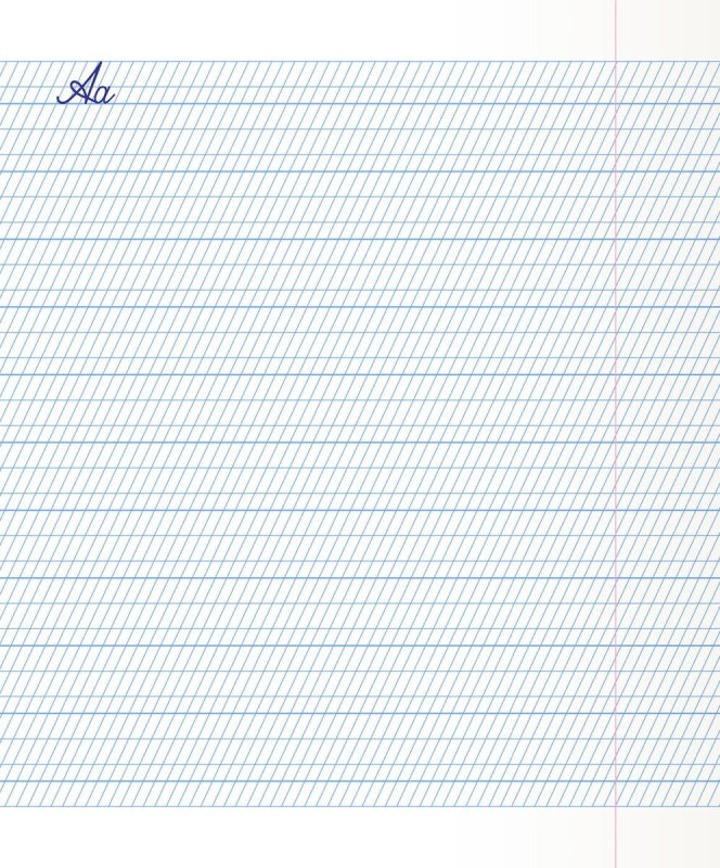 Разлиновка листа в узкую линейку