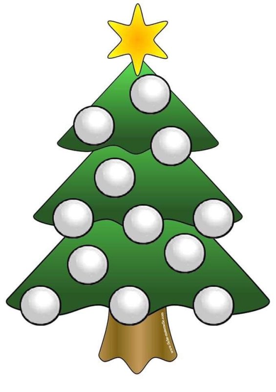 Елочка рисунок