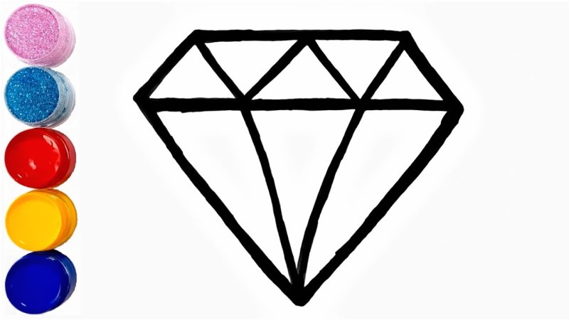 Алмаз рисунок