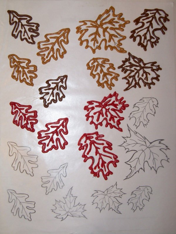 Трафарет для декора из шоколада