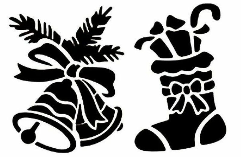 Трафарет "новогодний"