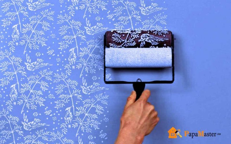 Валик для трафарета на стену