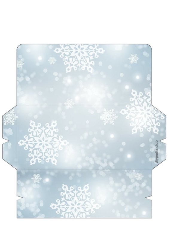 Новогодний конверт для денег