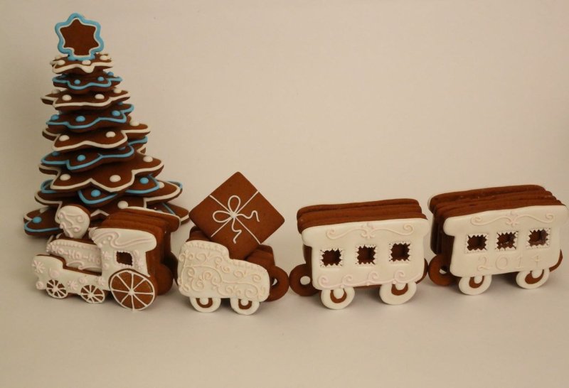 Пряник «паровозик»