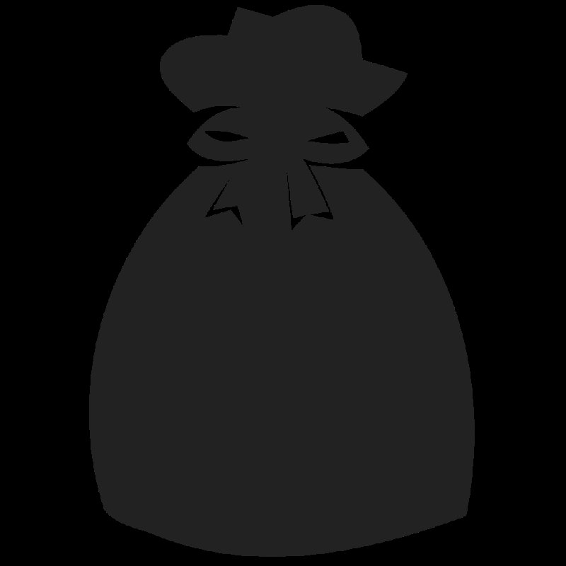 Мешок с подарками силуэт