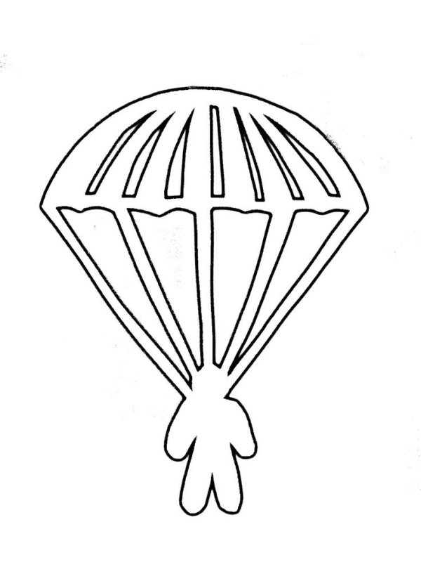 Парашют для вырезания