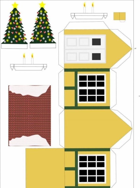 Объемный домик