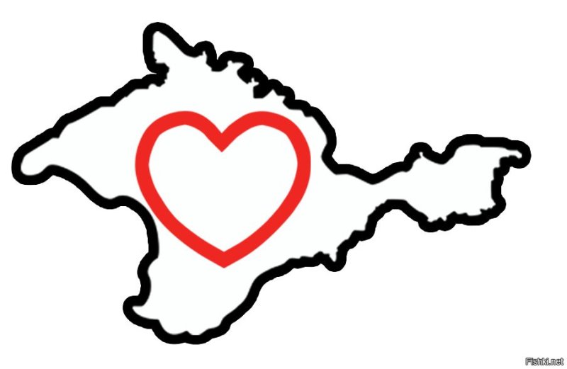 Очертания Крыма картинки