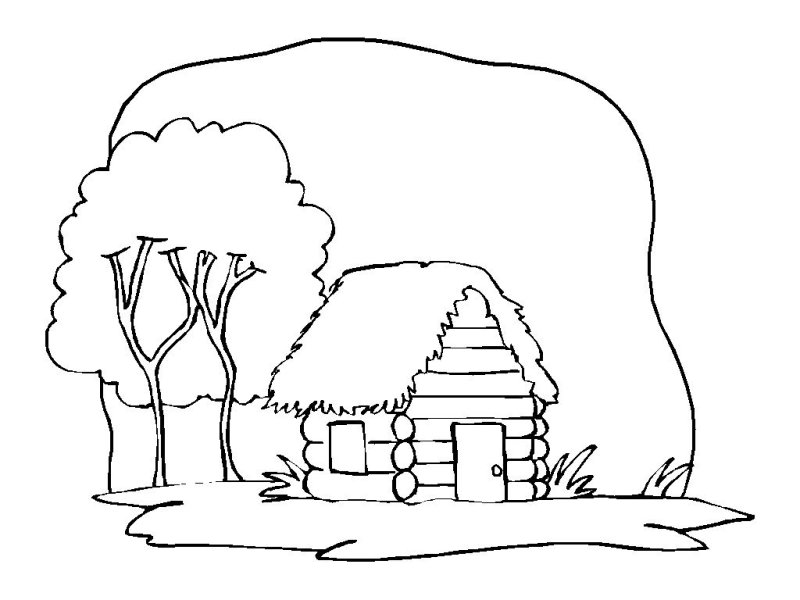 Домик рисунок