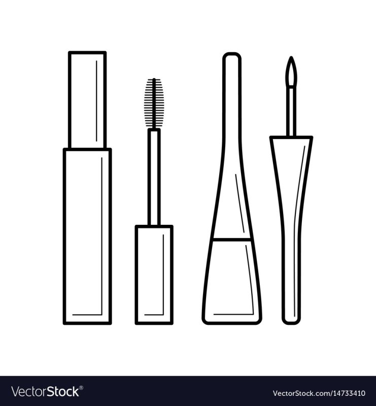 Раскраска тушь