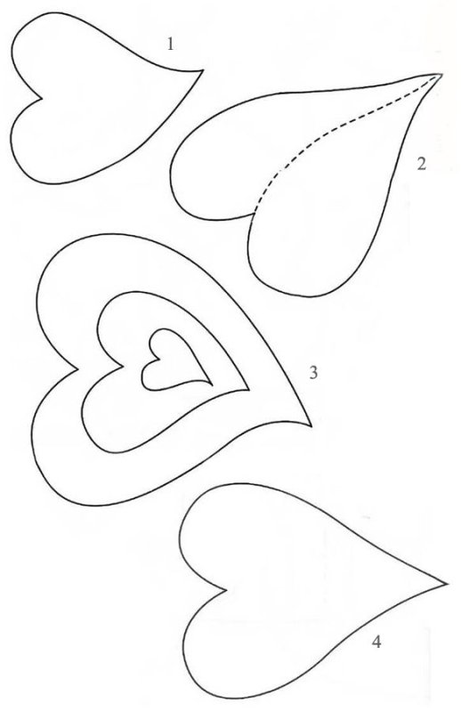 Лекало сердечко