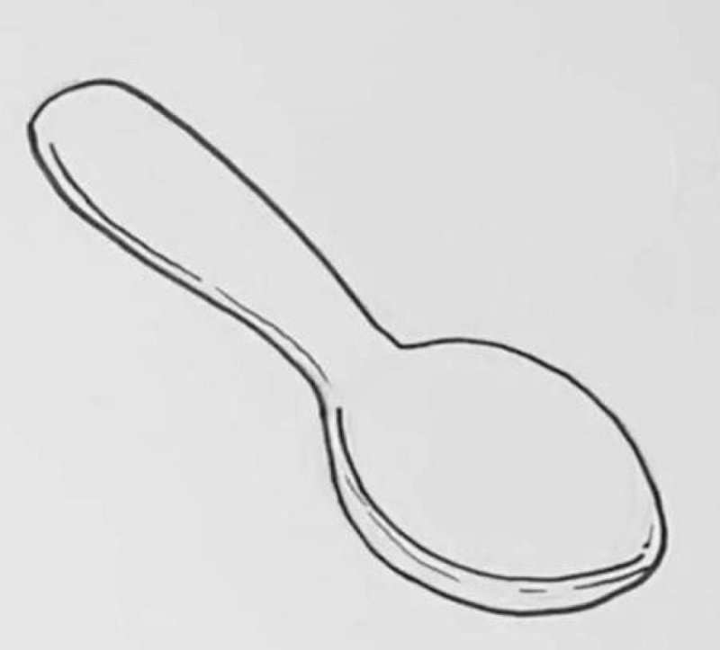 Ложка раскраска