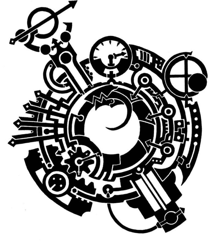 Киберпанк орнамент