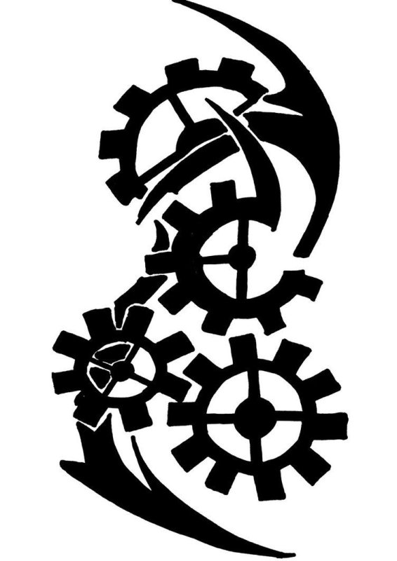 Трафарет механизм