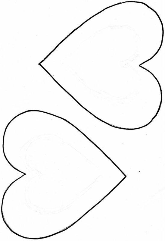 Сердечко шаблон