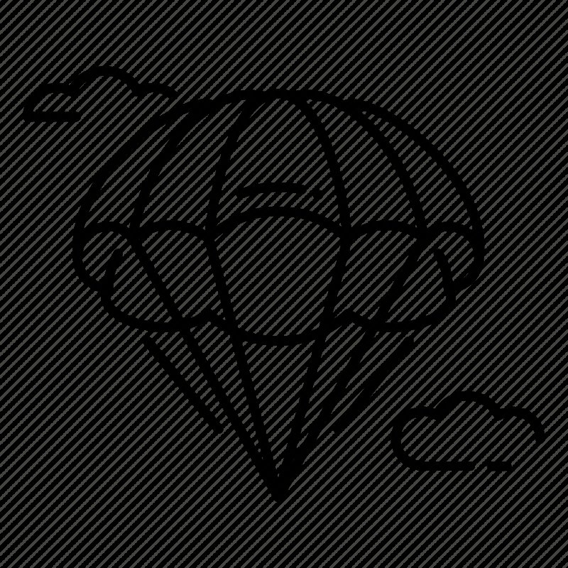 Парашютист раскраска для малышей