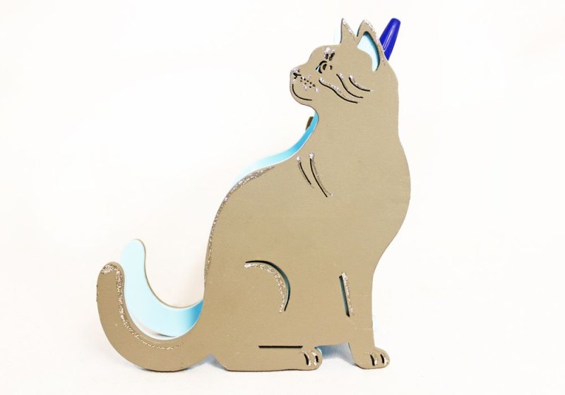 Котик из фанеры