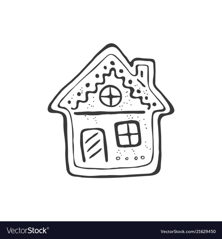 Трафареты для пряников дом