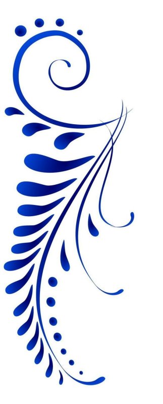 Гжельский орнамент