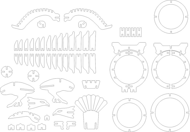 Лекало для лазерной резки