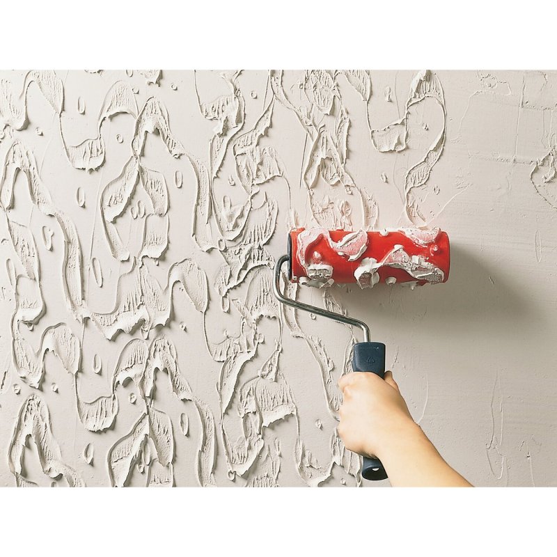 Фактурная шпаклевка валиком