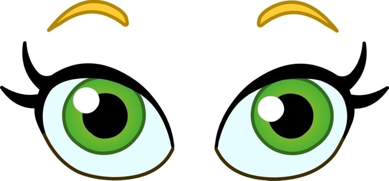 Глаза шаблон