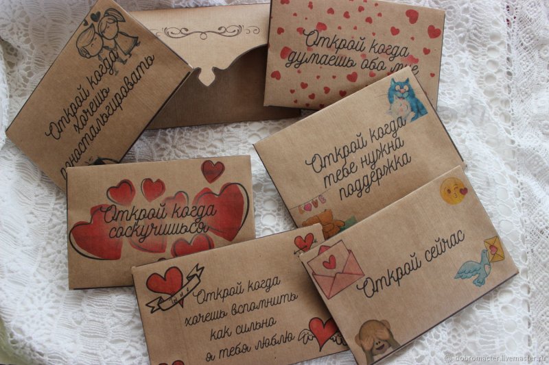 Идеи подарочных конвертов