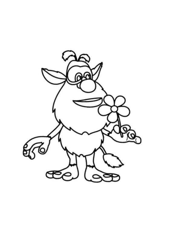 Буба для раскрашивания детям