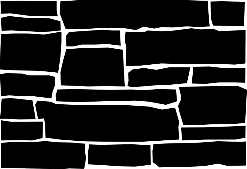 Трафарет имитация камня