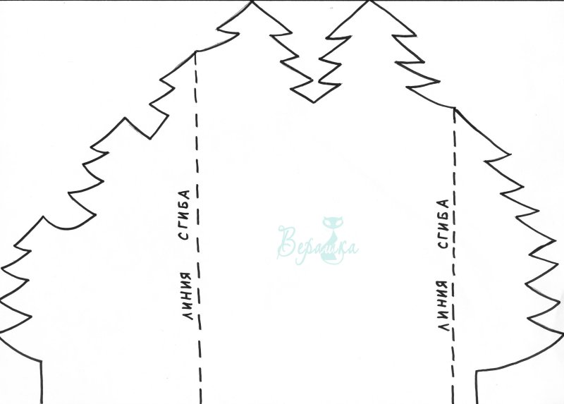 Заготовки для новогодней открытки своими руками