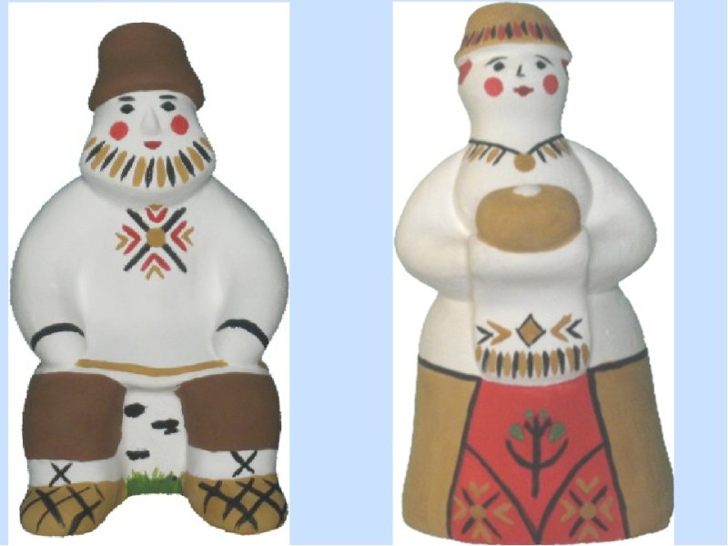 Каргопольская игрушка крестьянка