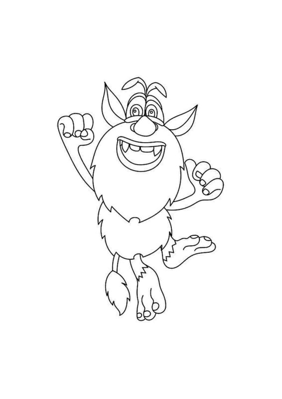 Буба. Раскраска