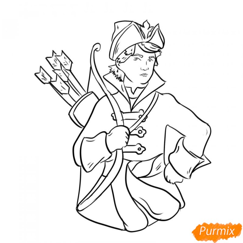 Царевич рисунок карандашом